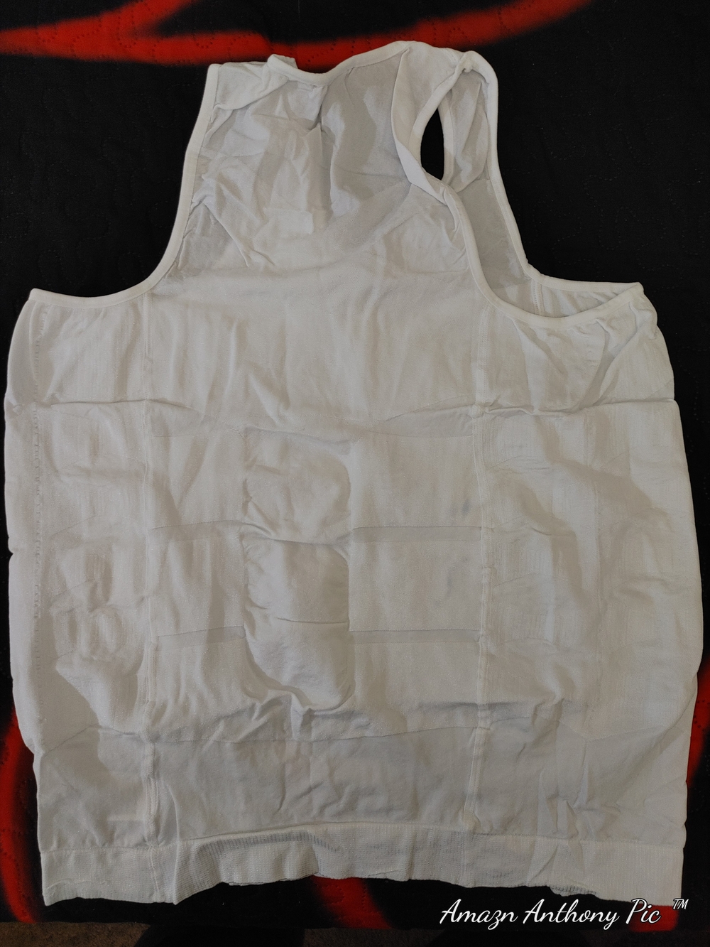 Plain White Ribbed Tank Top Waist Trainer